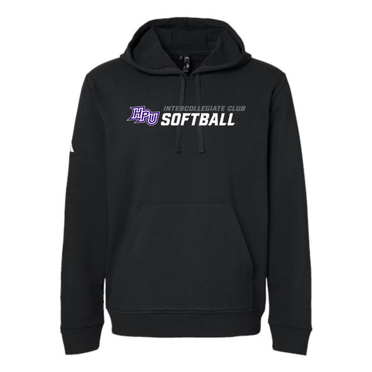 Adult Adidas Fleece Hooded Sweatshirt - Softball