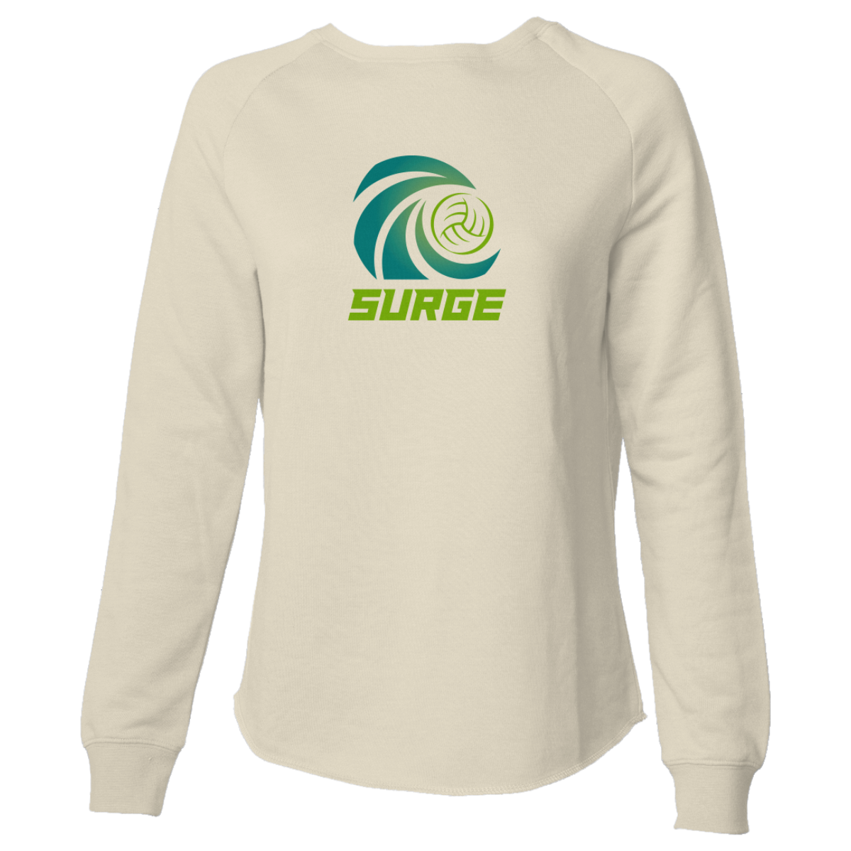 Womens Lightweight Wash Sweatshirt