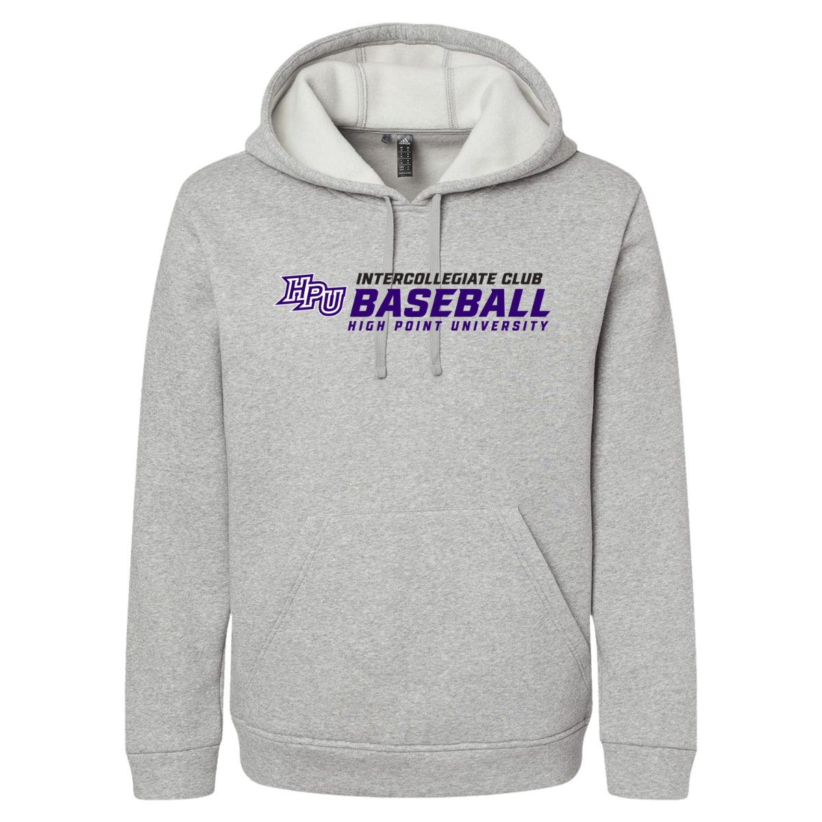 Adult Adidas Fleece Hooded Sweatshirt - Baseball
