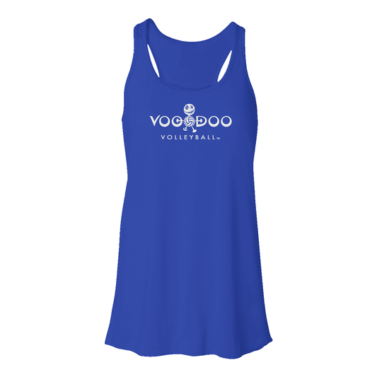 Women's Voodoo Volleyball Bella + Canvas Flowy Racerback Tank