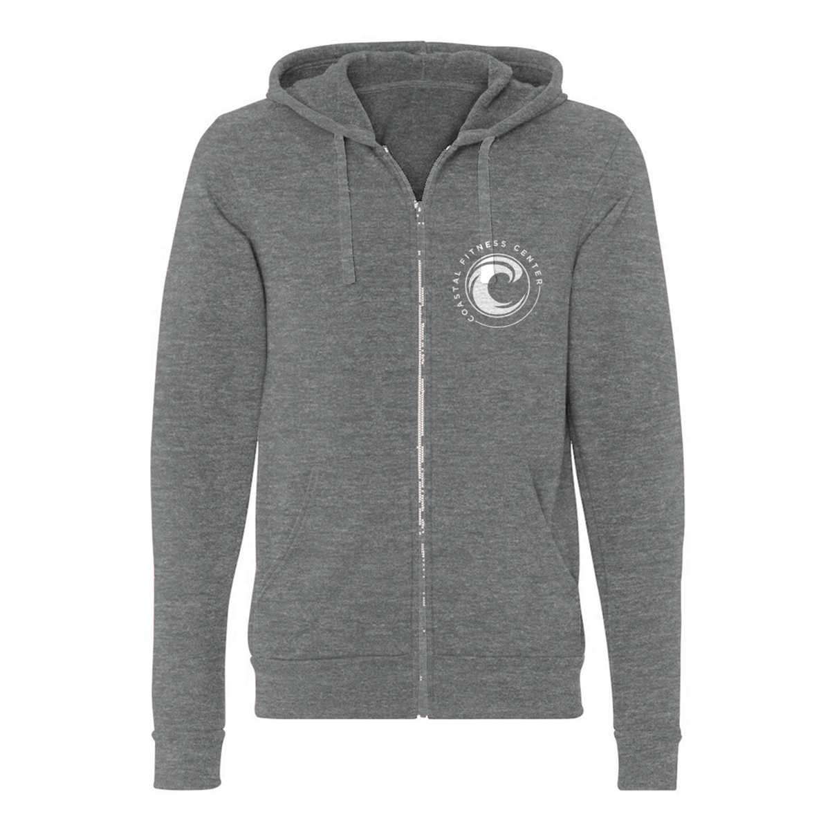 Adult Bella + Canvas Triblend Full Zip Hoodie