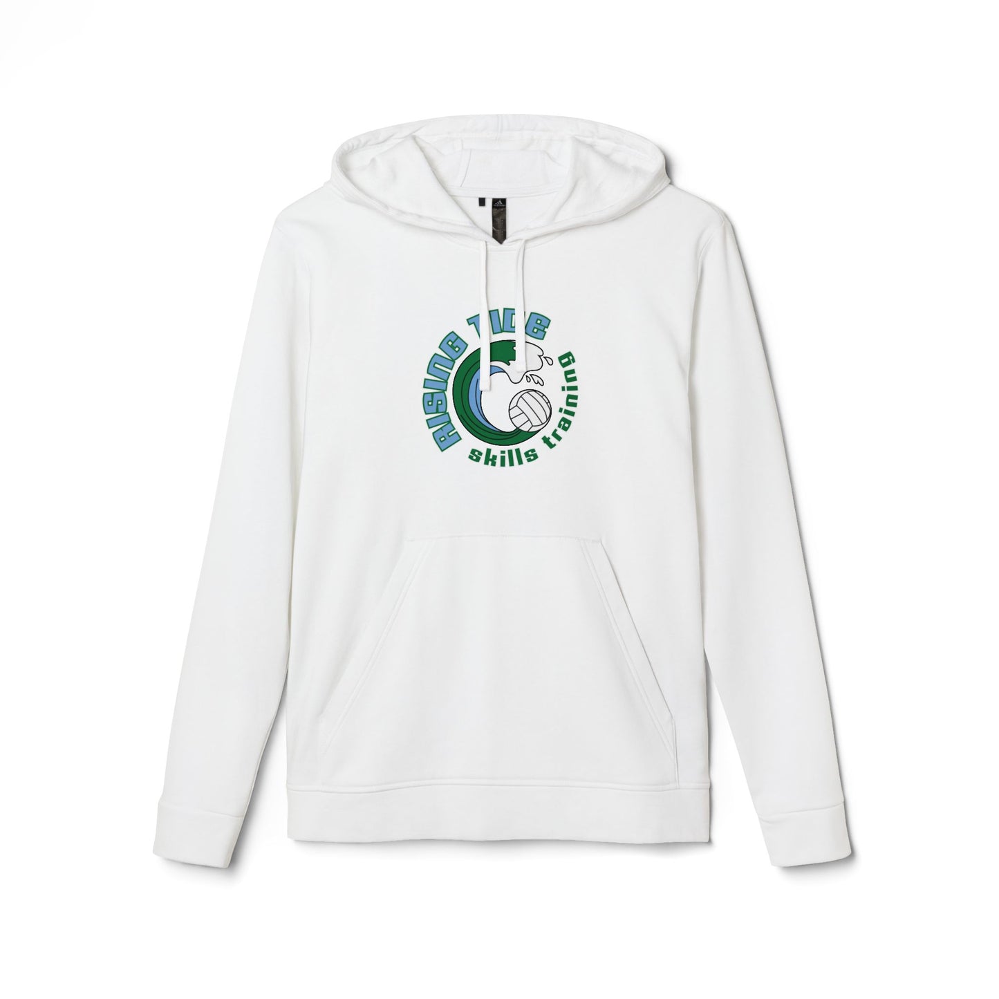 Adult Green Wave Adidas Fleece Hoodie
