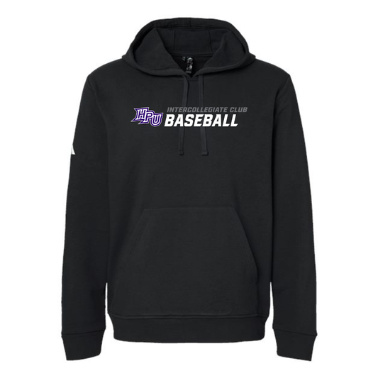 Adult Adidas Fleece Hooded Sweatshirt - Baseball