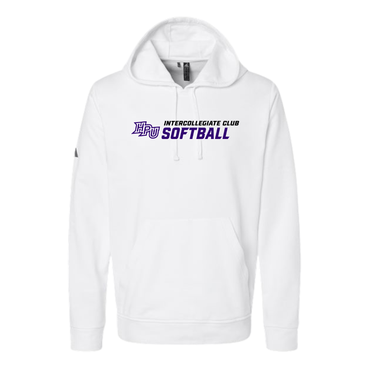 Adult Adidas Fleece Hooded Sweatshirt - Softball