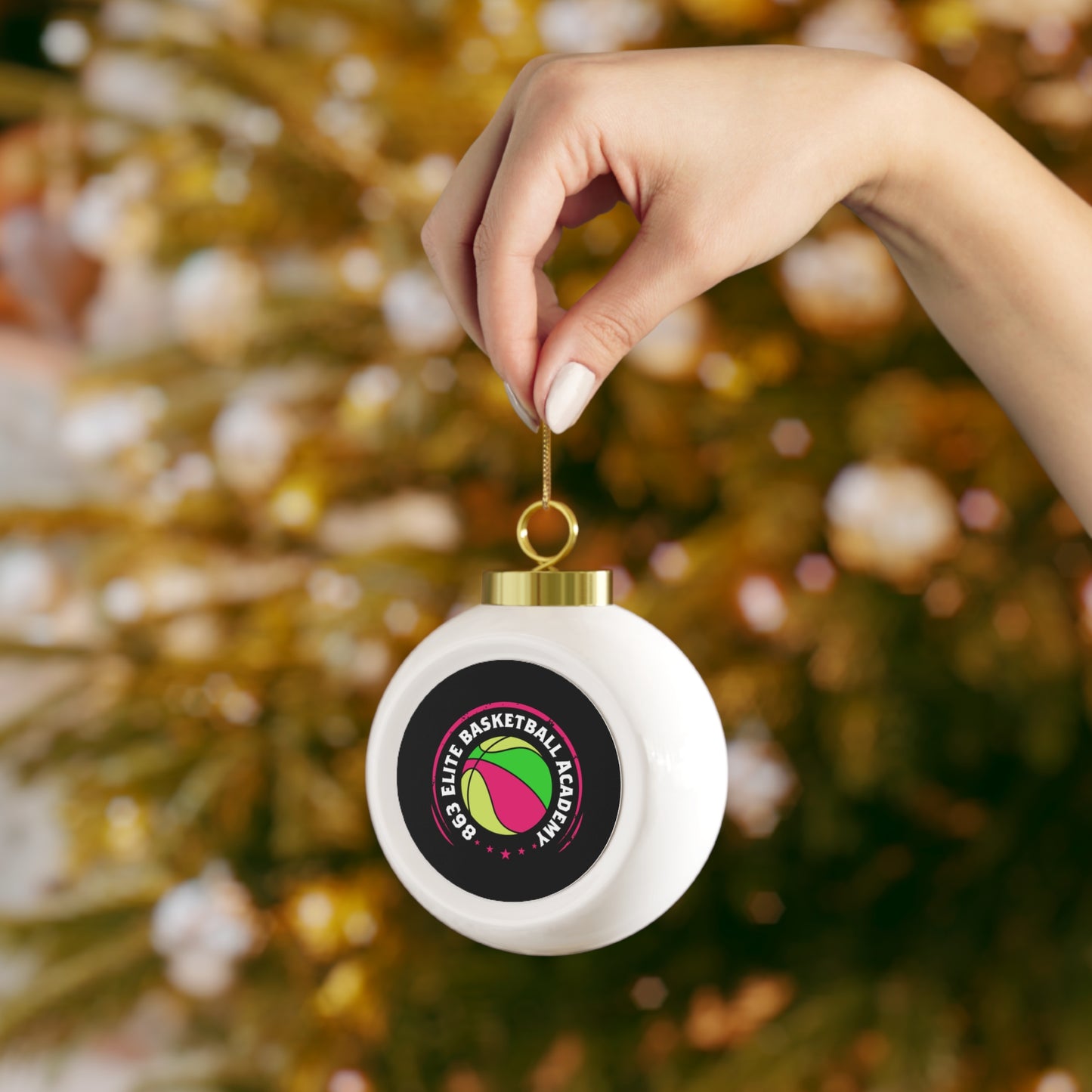 863 Elite Basketball Christmas Ball Ornament