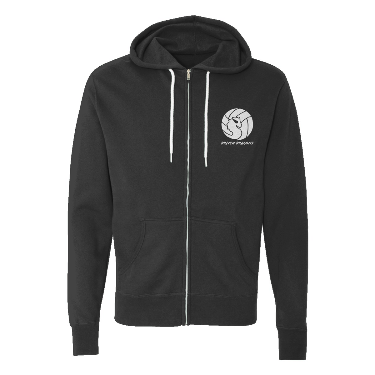 Adult Driven Dragons ITC Lightweight Full Zip Hoodie
