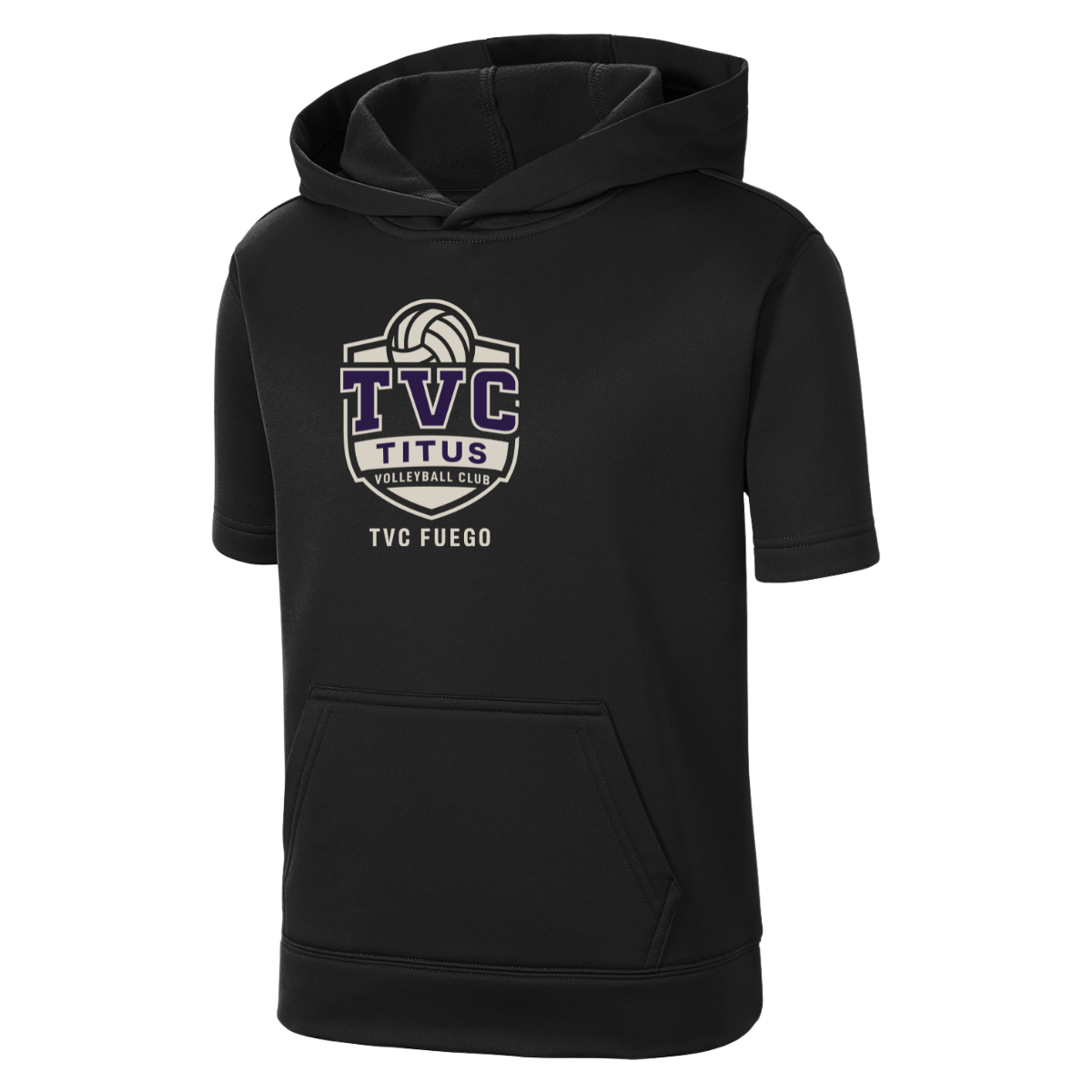 Youth TVC Fuego Sport-Tek Fleece SS Hooded Pullover