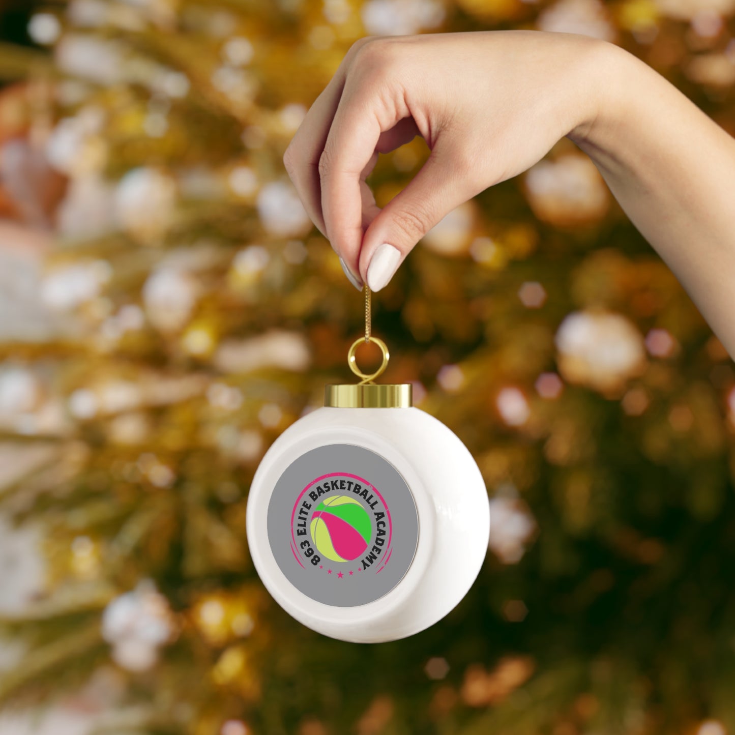 863 Elite Basketball Christmas Ball Ornament