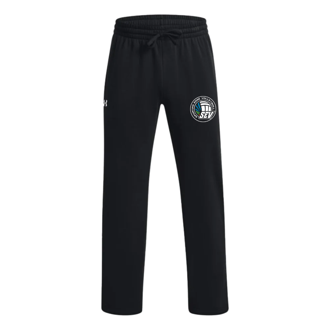 UA Team Rival Fleece Open Bottom Pant