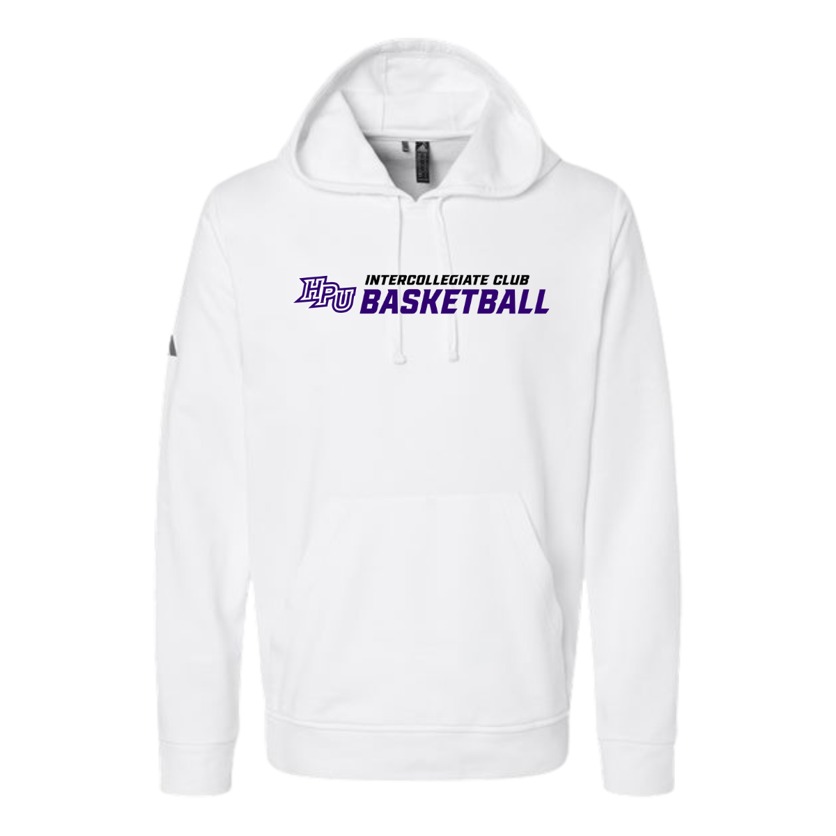 Adult Adidas Fleece Hooded Sweatshirt - Basketball