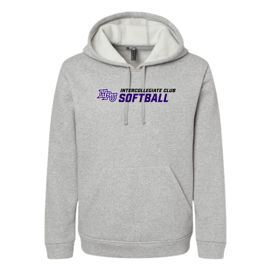 Adult Adidas Fleece Hooded Sweatshirt - Softball