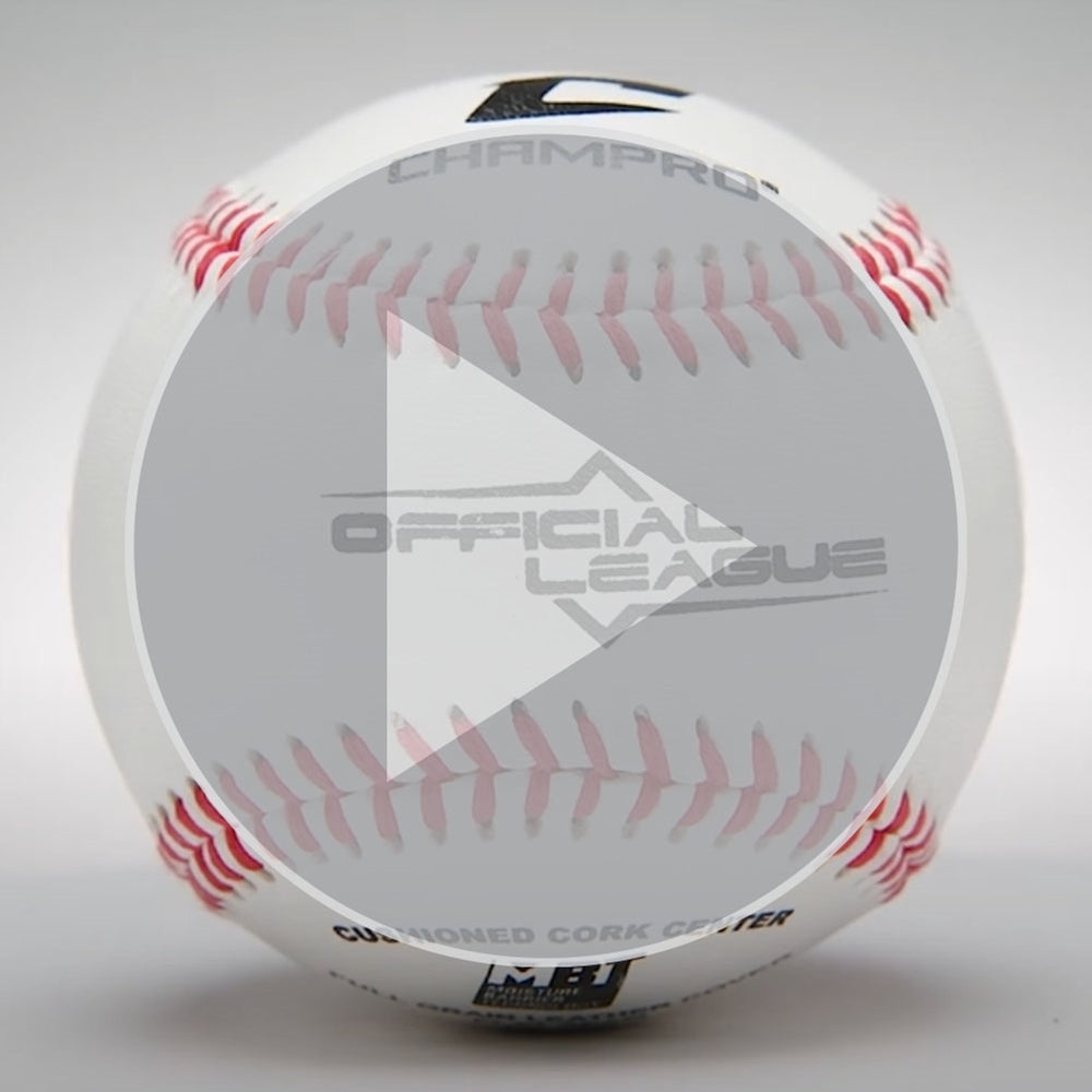 OFFICIAL LEAGUE - DOUBLE CUSHION CORK CORE - FULL GRAIN LEATHER COVER - FLAT SEAM