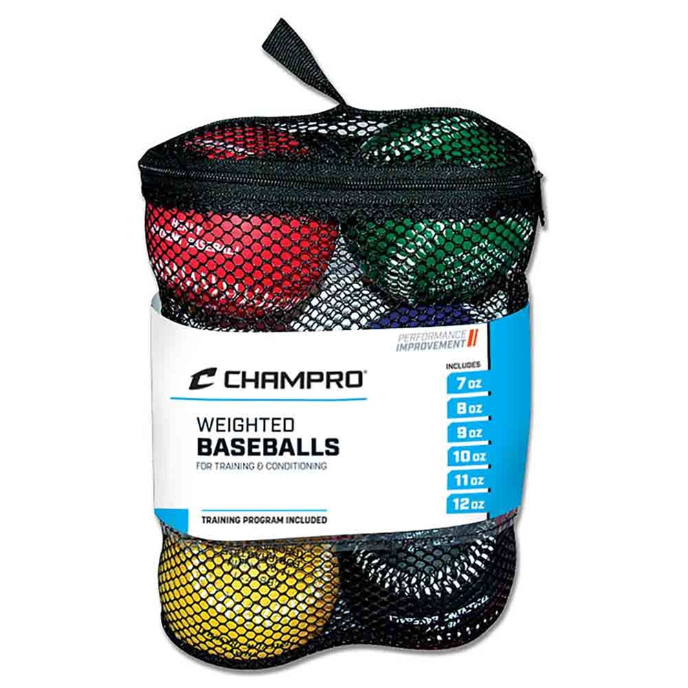 WEIGHTED TRAINING BASEBALLS - TEAM SET - CBB7S