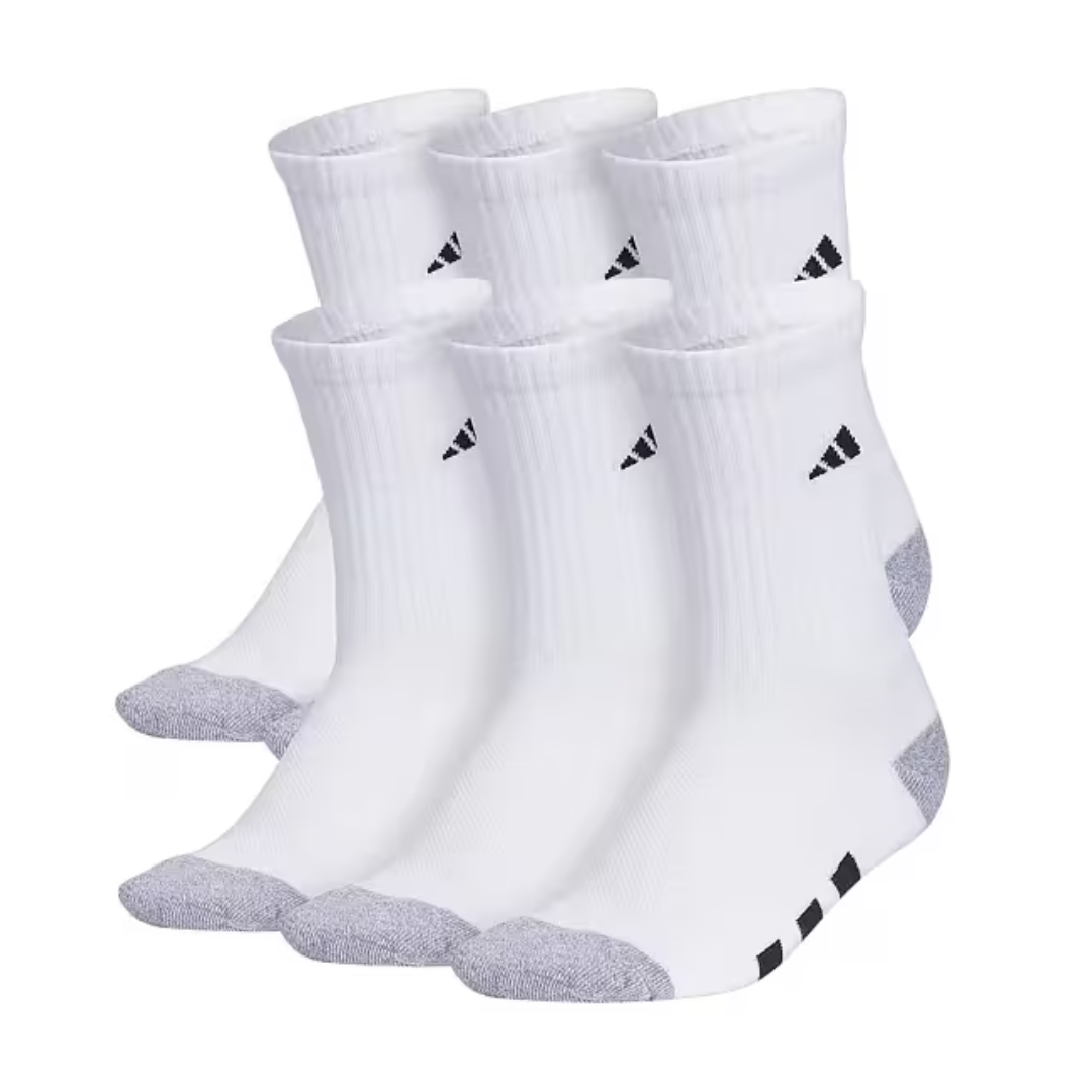 Adidas Men's Cushioned 3.0 6-Pack Crew