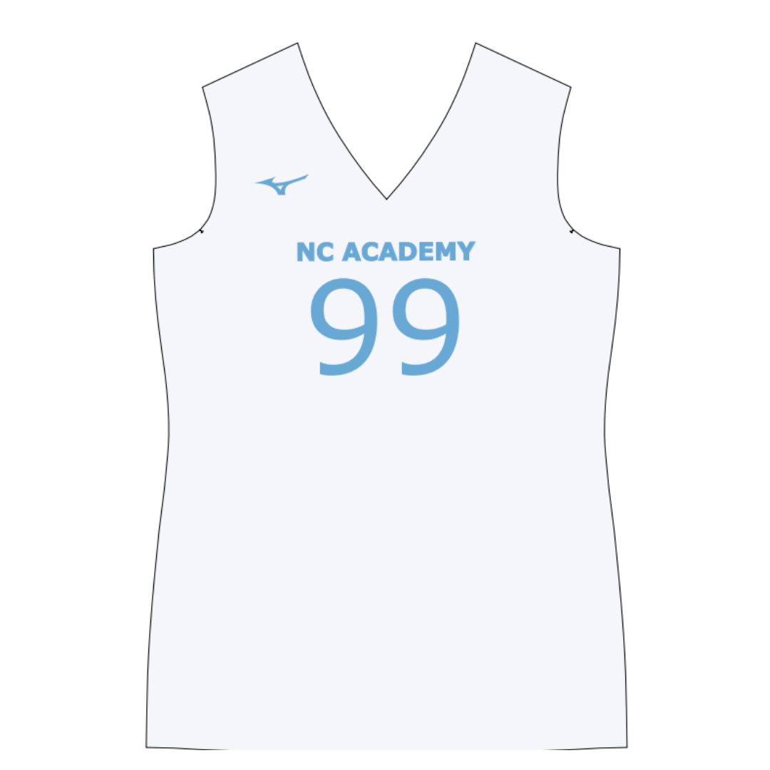 NC Academy Mizuno Sleeveless Jersey - White