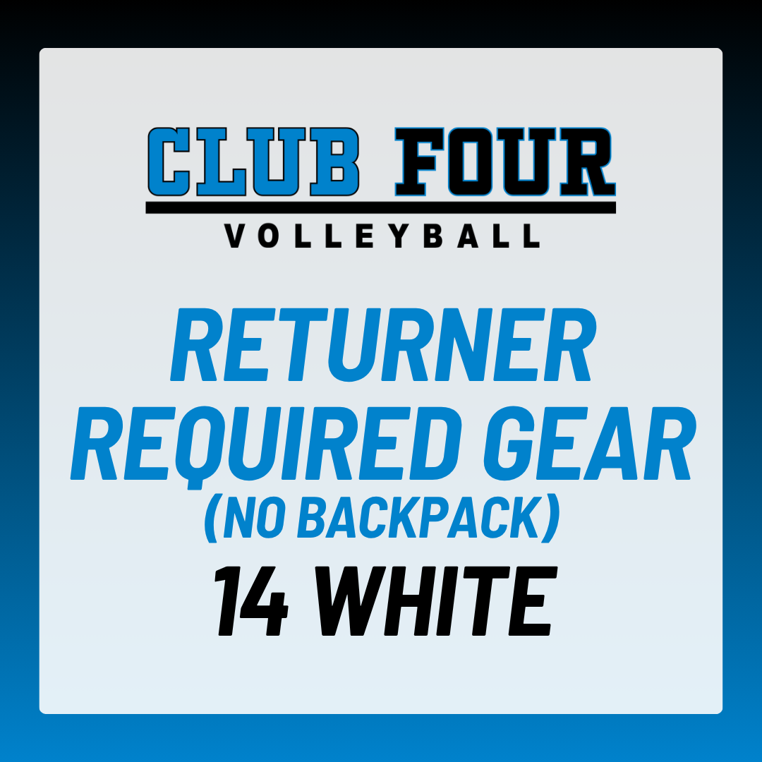 Required Gear - 14 White - Returner (No Backpack)