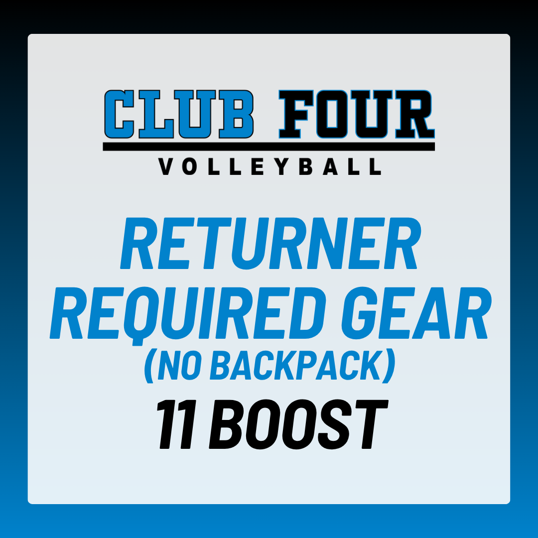 Required Gear - 11 Boost - Returner (No Backpack)