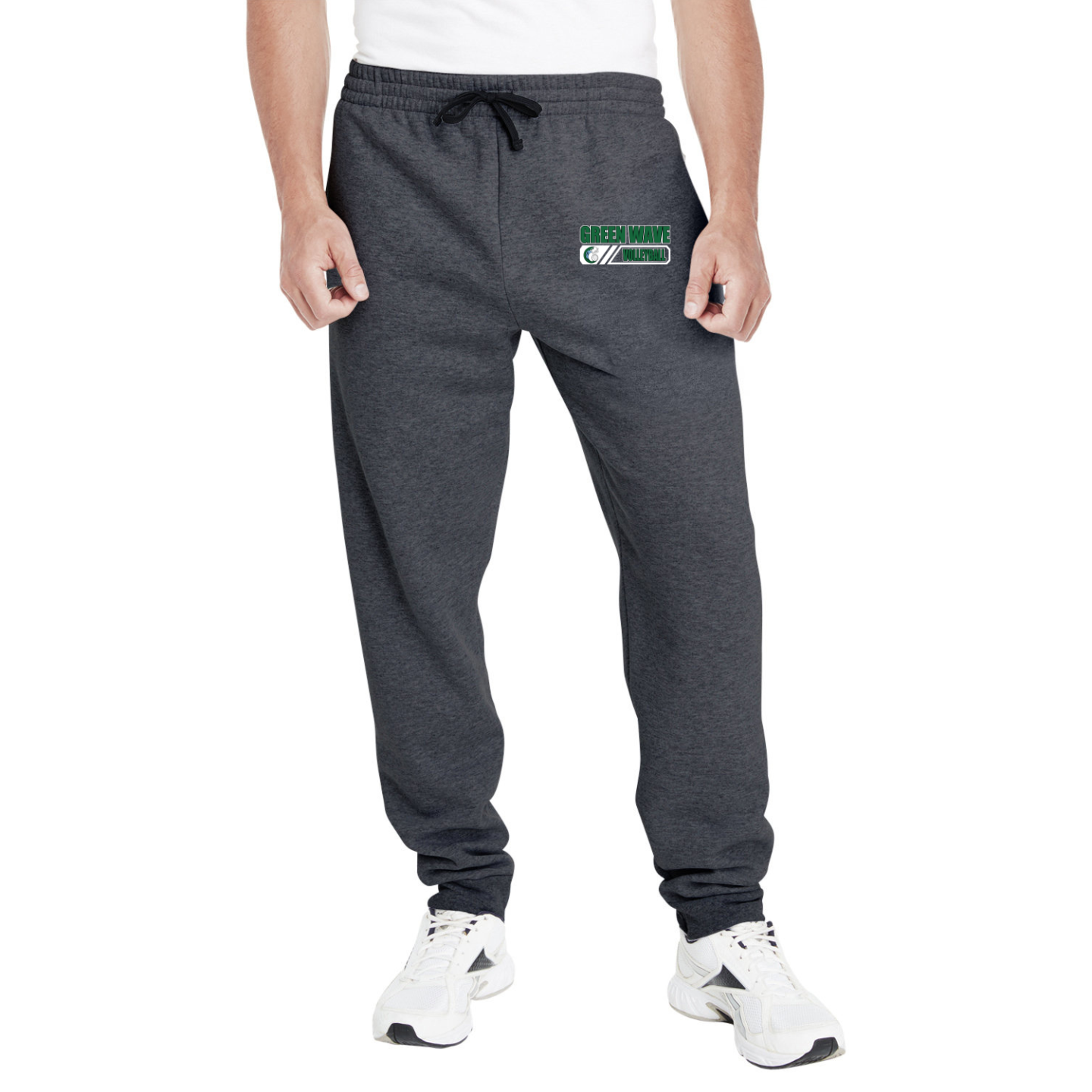 Adult Green Wave Jerzees Nublend Joggers