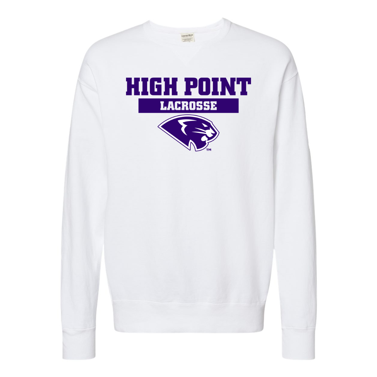 Adult Hanes Garment Dyed Crewneck Sweatshirt