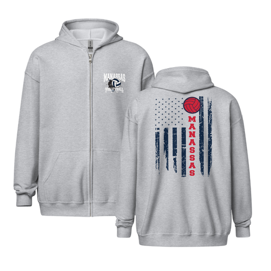 Adult Gildan Heavy Blend Zip Hoodie