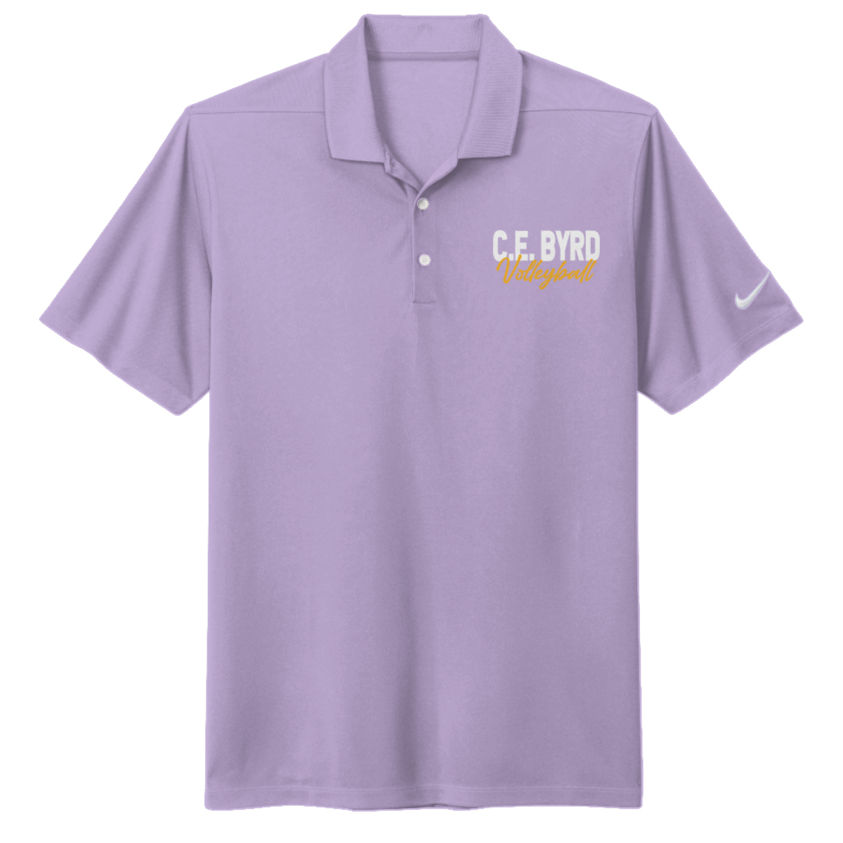 Adult C.E. Byrd HS Volleyball Nike Dri-FIT Micro Pique 2.0 Polo