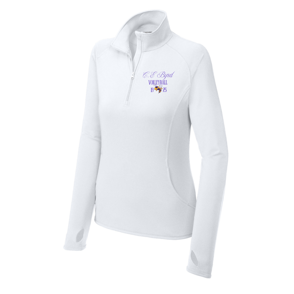 Women's C.E. Byrd HS Sport-Tek Sport-Wick Stretch 1/4 Zip