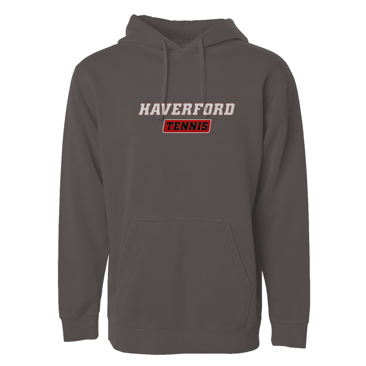 Adult Haverford Tennis Pigment Dyed Hoodie