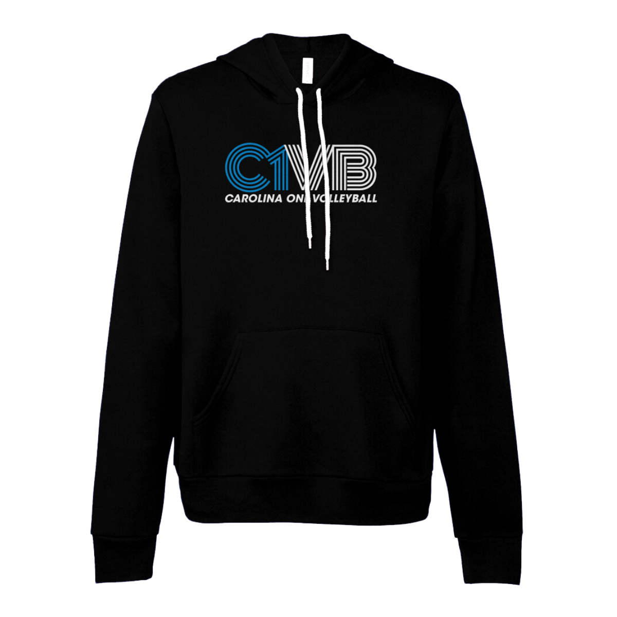 Adult Carolina One Volleyball Bella + Canvas Sponge Fleece Pullover Hoodie