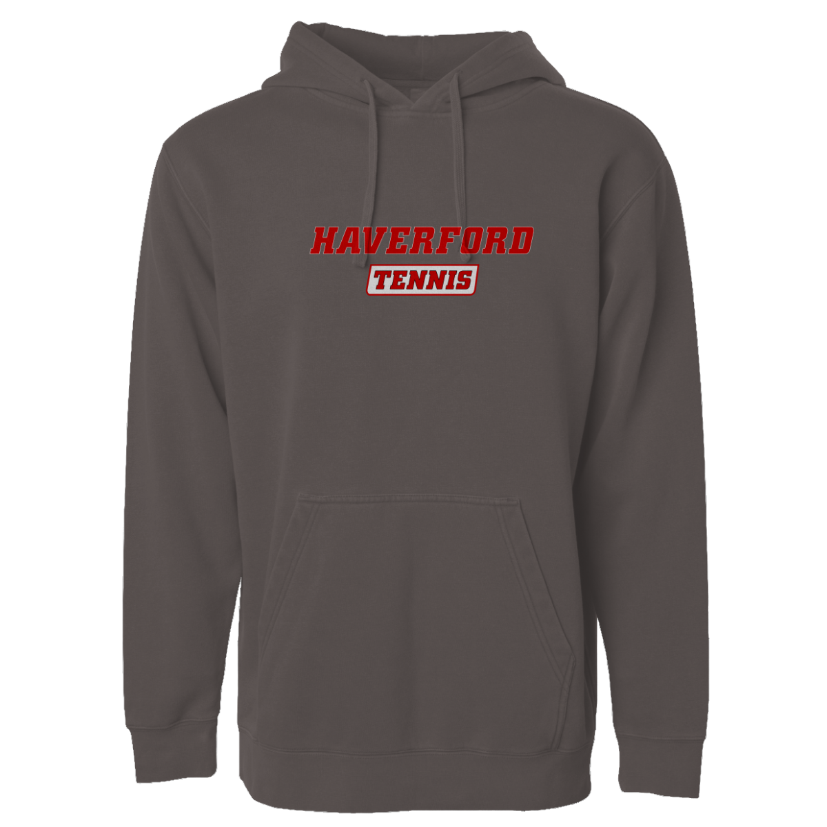 Adult Haverford Tennis Pigment Dyed Hoodie
