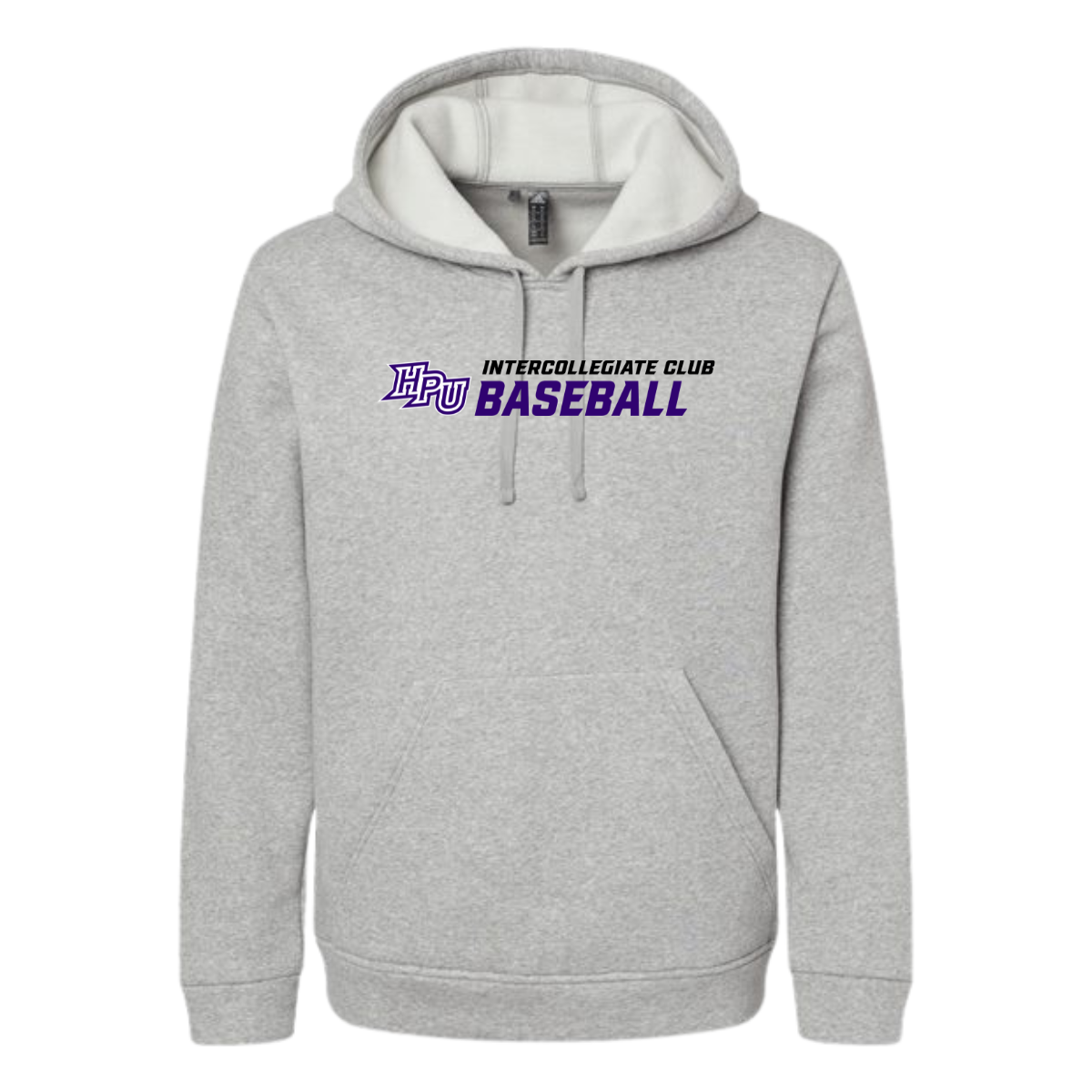 Adult Adidas Fleece Hooded Sweatshirt - Baseball