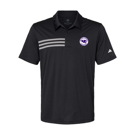Adult Adidas 3-Stripe Chest Polo - Softball