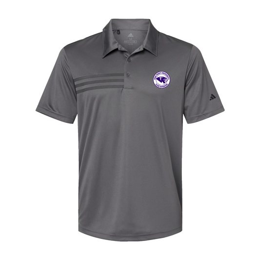 Adult Adidas 3-Stripe Chest Polo - Running