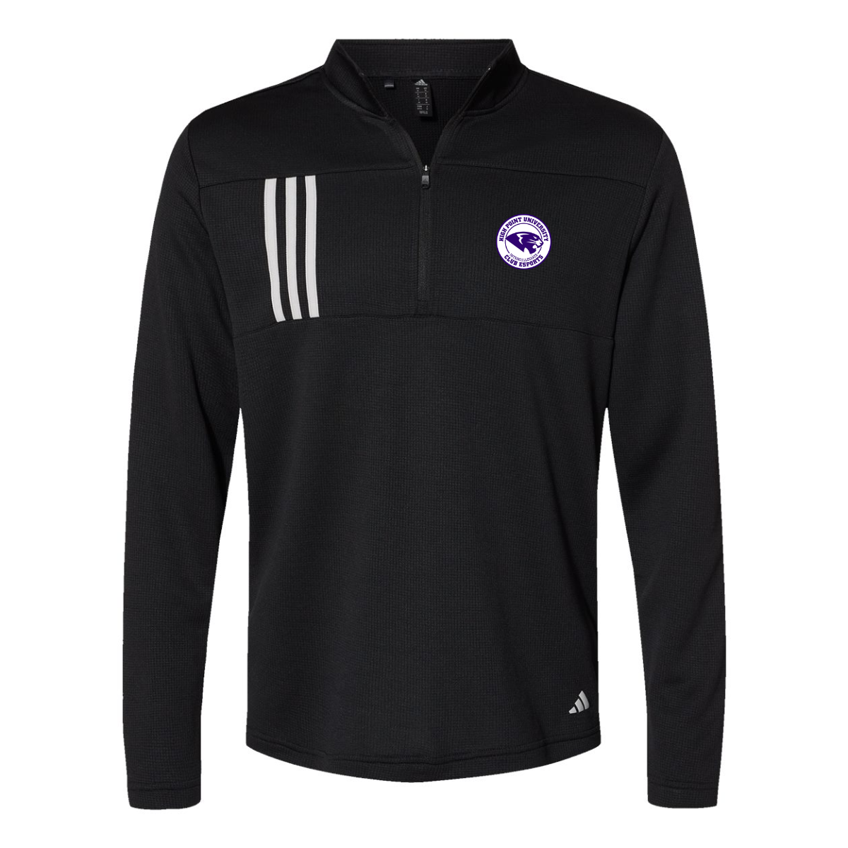 Adult Adidas 3-Stripe Double-Knit 1/4 Zip Pullover - Esports