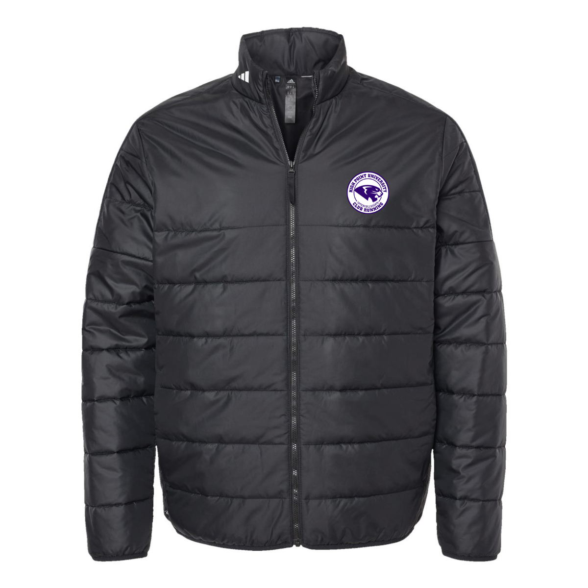 Adult Adidas 3-Stripe Puffer Full-Zip Jacket - Running