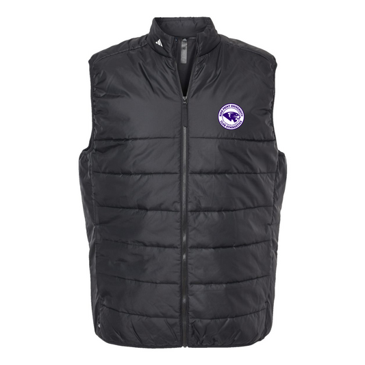 Adult Adidas Puffer Full-Zip Vest - Gymnastics
