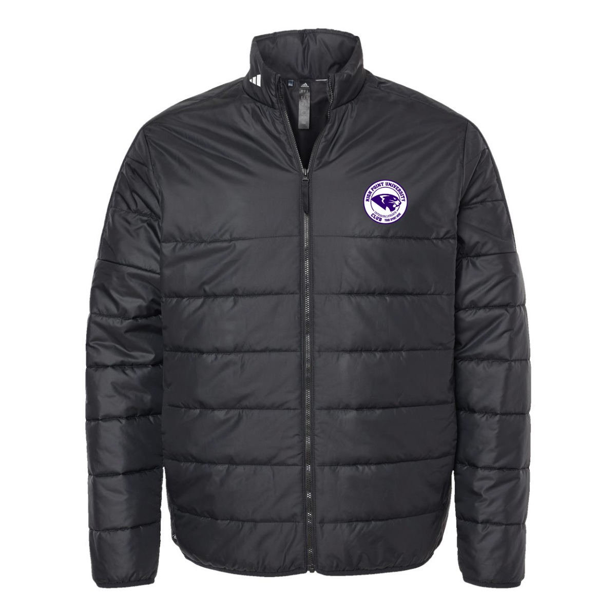 Adult Adidas 3-Stripe Puffer Full-Zip Jacket - Ice Hockey