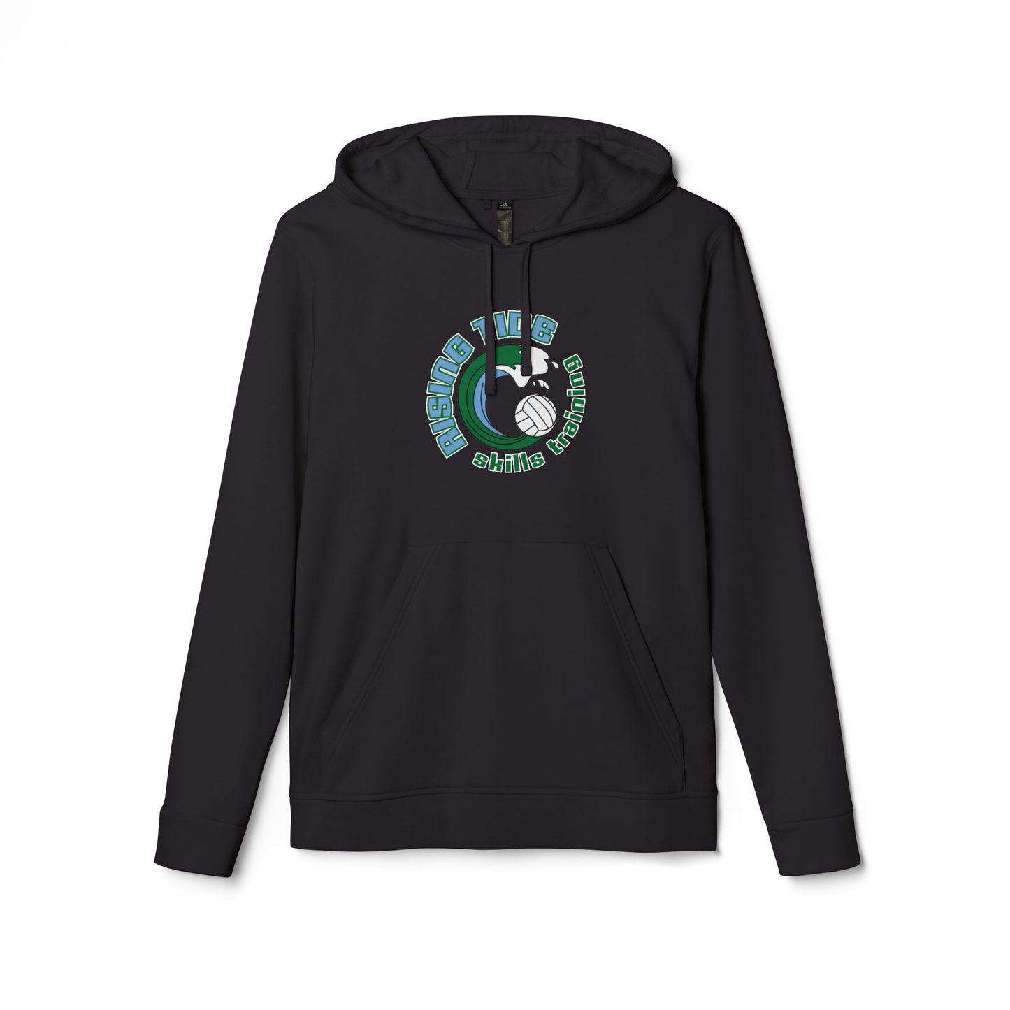Adult Green Wave Adidas Fleece Hoodie