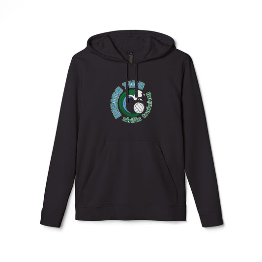 Adult Green Wave Adidas Fleece Hoodie