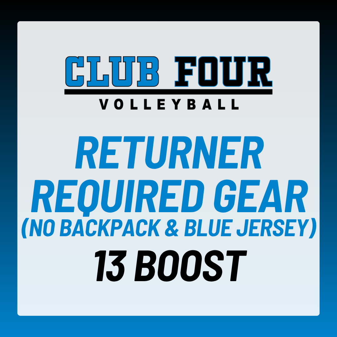 Required Gear - 13 Boost - Returner (No Backpack & Blue Jersey)