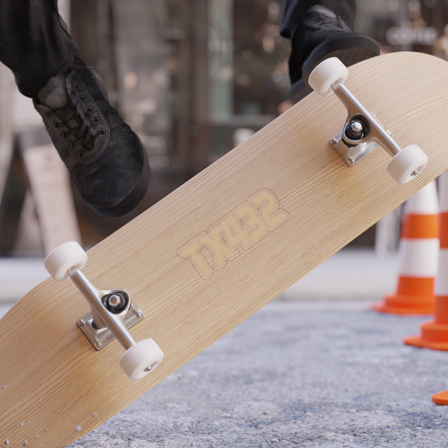 Die-Cut Transparent Outdoor Stickers 6X6  (3-Pack)