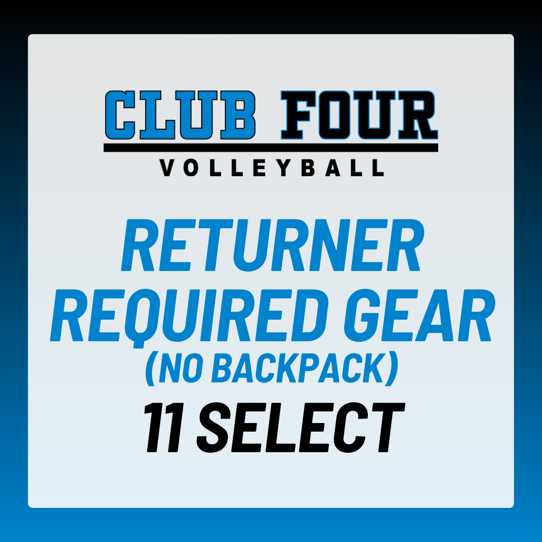 Required Gear - 11 Select - Returner (No Backpack)