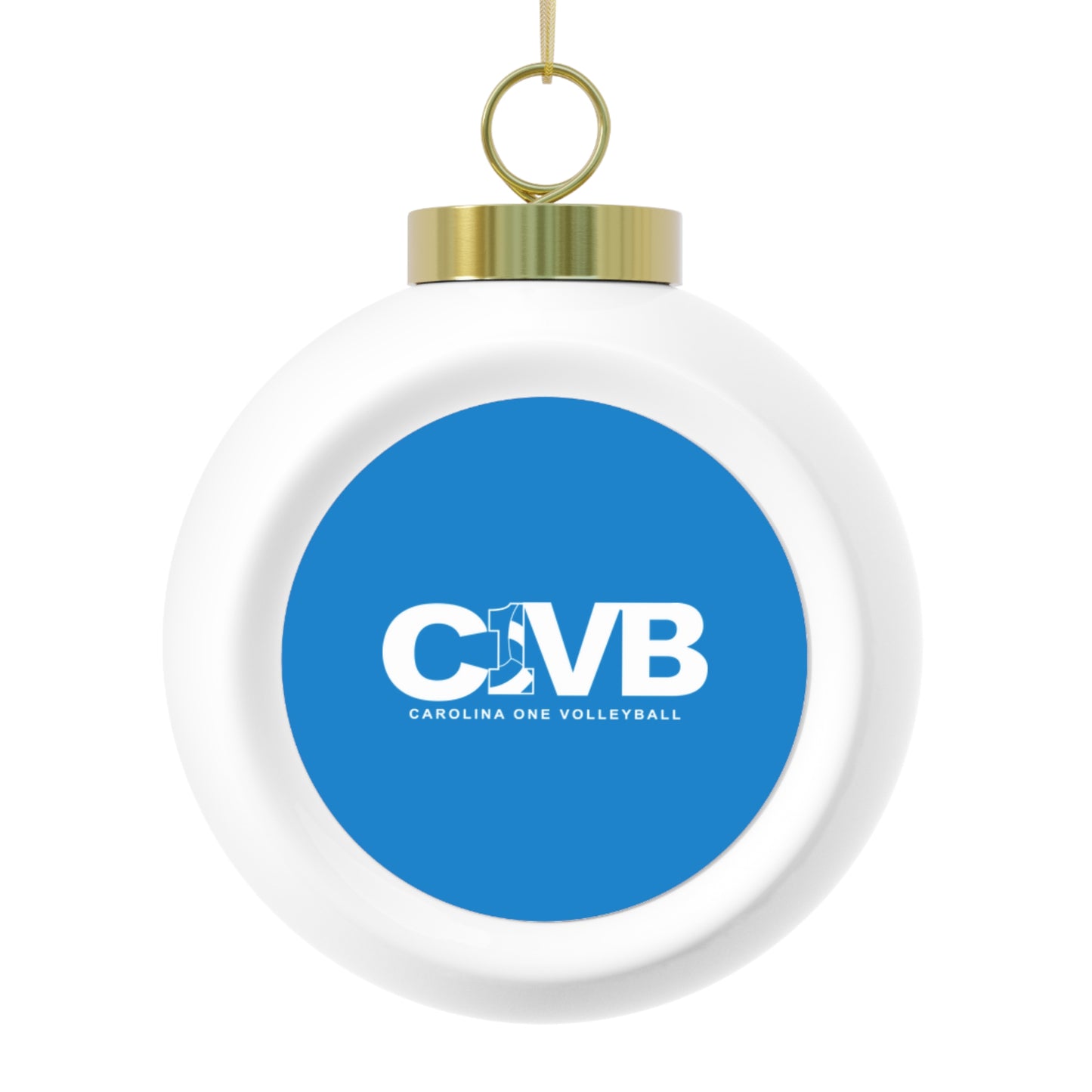 Carolina One Volleyball Christmas Ball Ornament