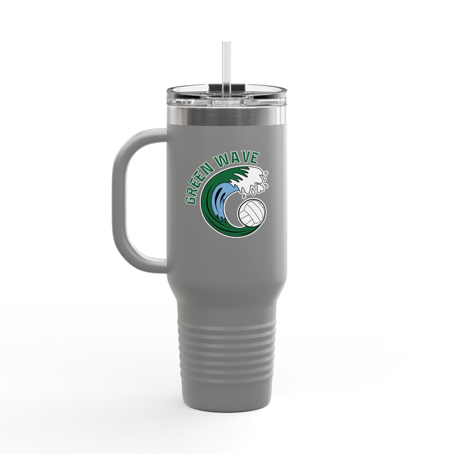 Green Wave Insulated Travel Mug (40 oz)