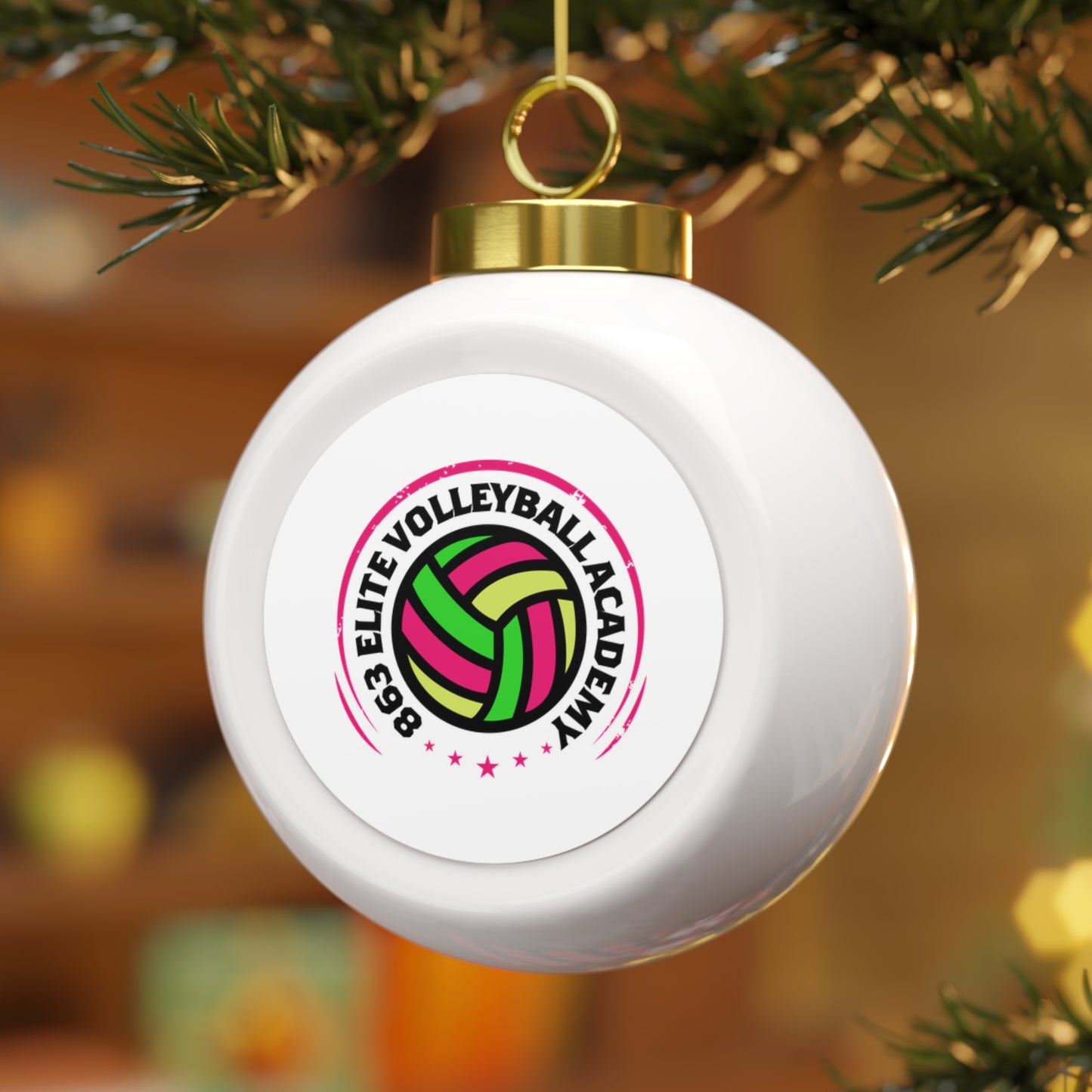 863 Elite Volleyball Christmas Ball Ornament