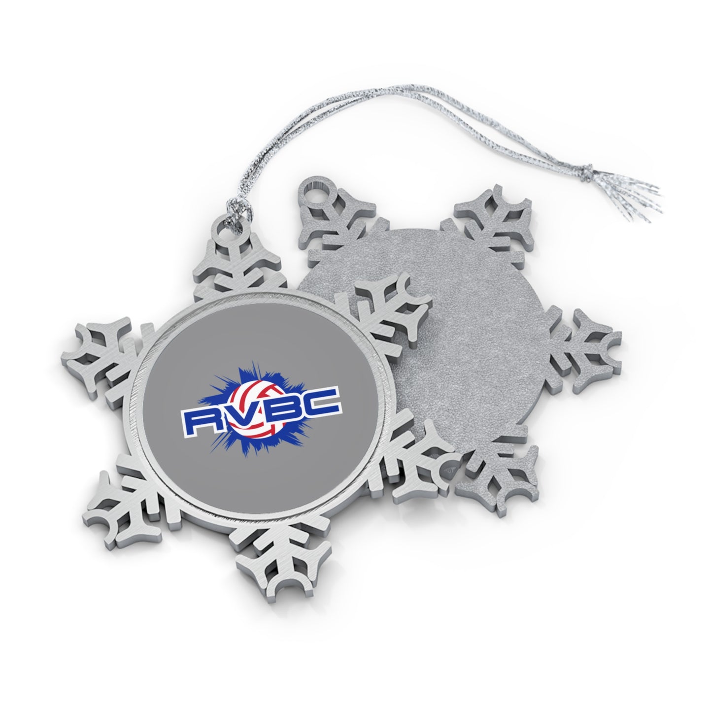 Ridgetop Volleyball Pewter Snowflake Ornament