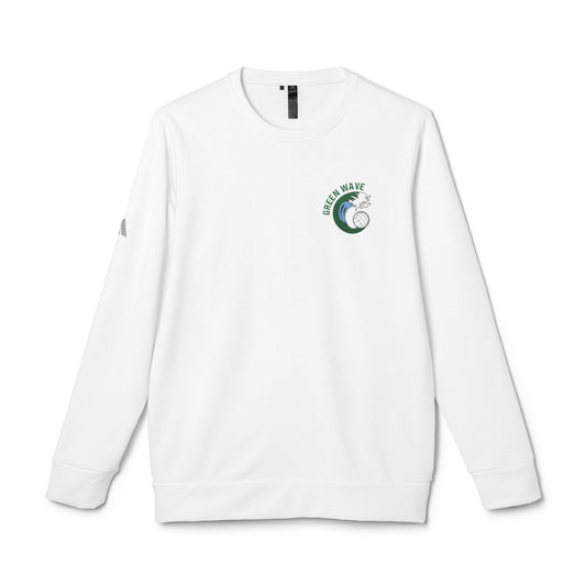 Adult Green Wave Adidas Fleece Crewneck Sweatshirt