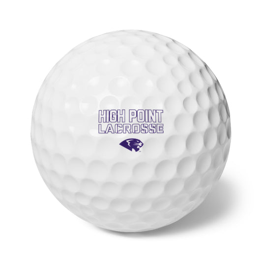 HPU Womens Lacrosse Golf Balls - 6 Pack