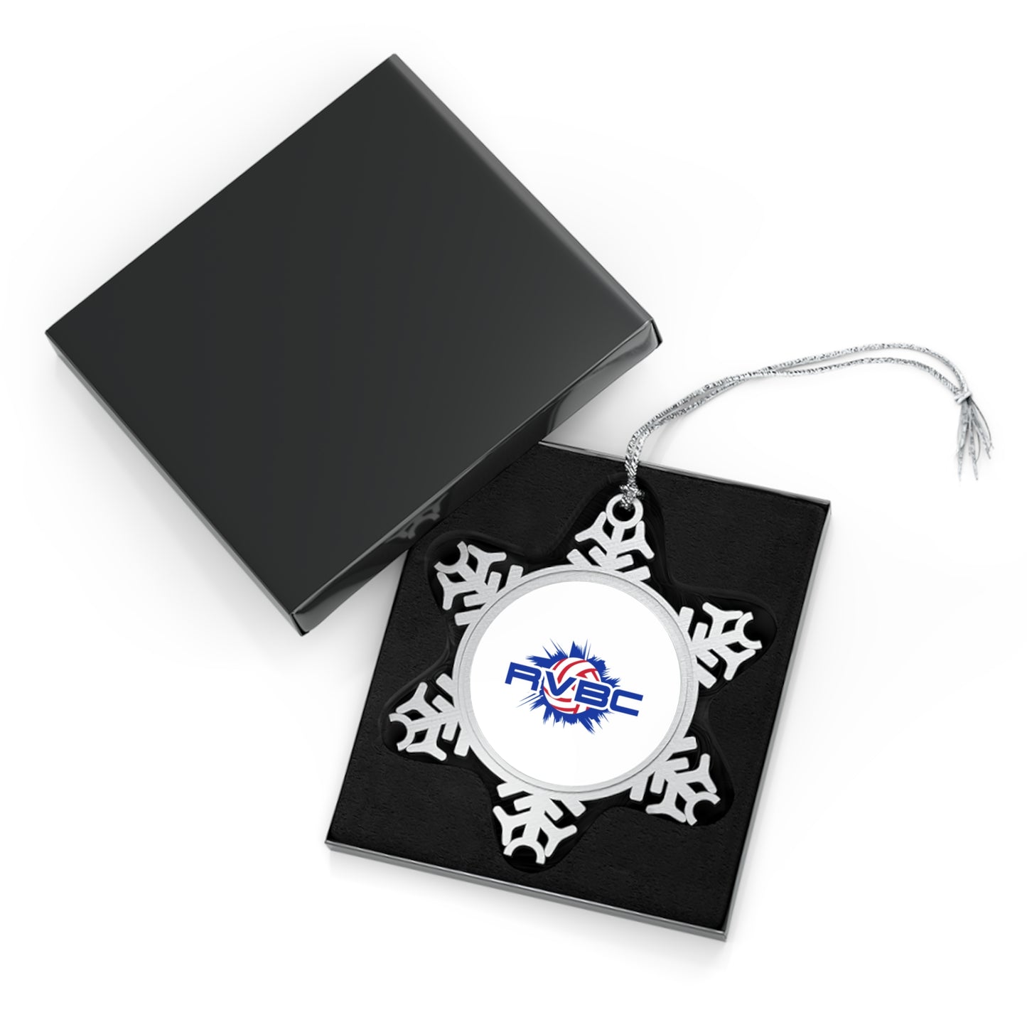 Ridgetop Volleyball Pewter Snowflake Ornament