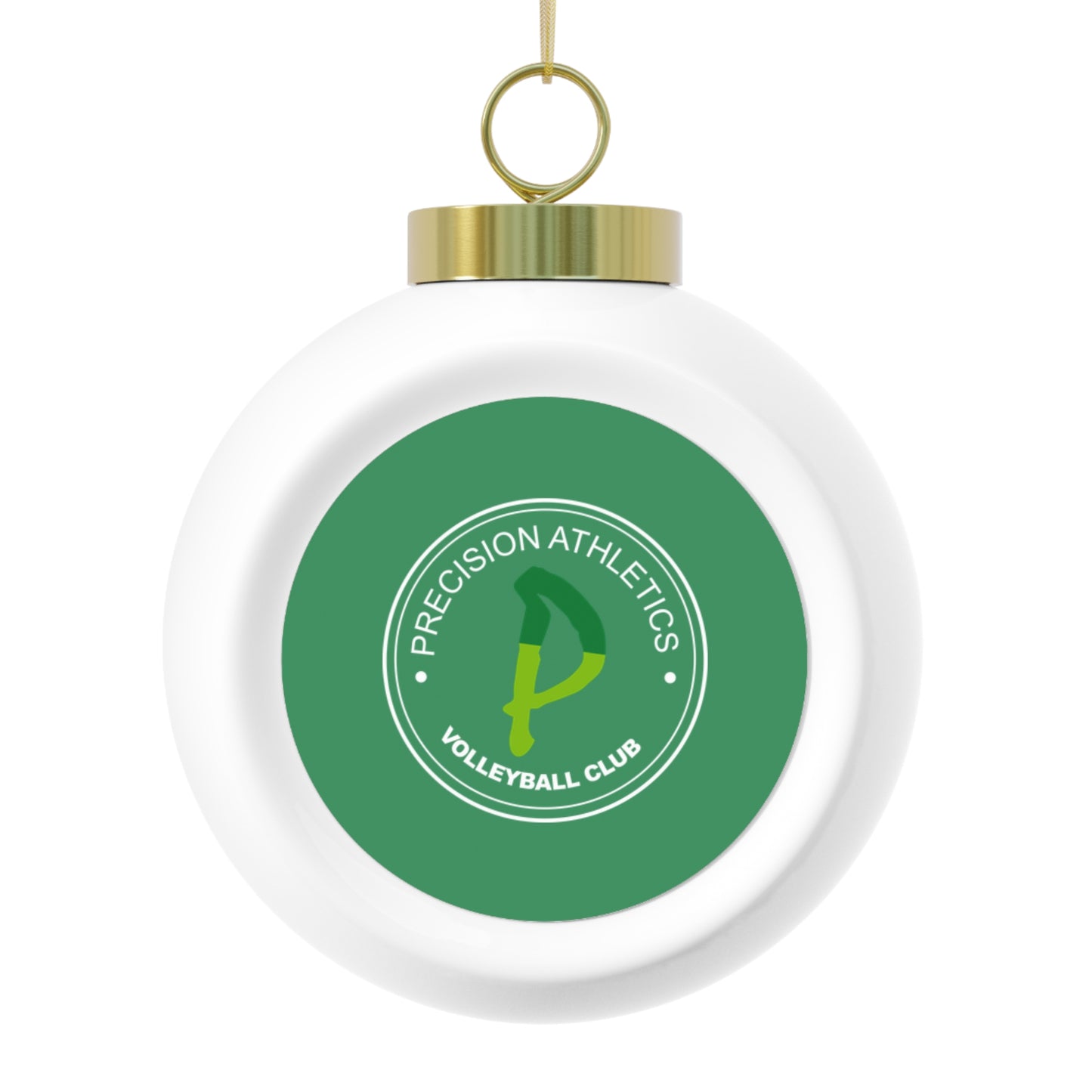 Precision Volleyball Christmas Ball Ornament