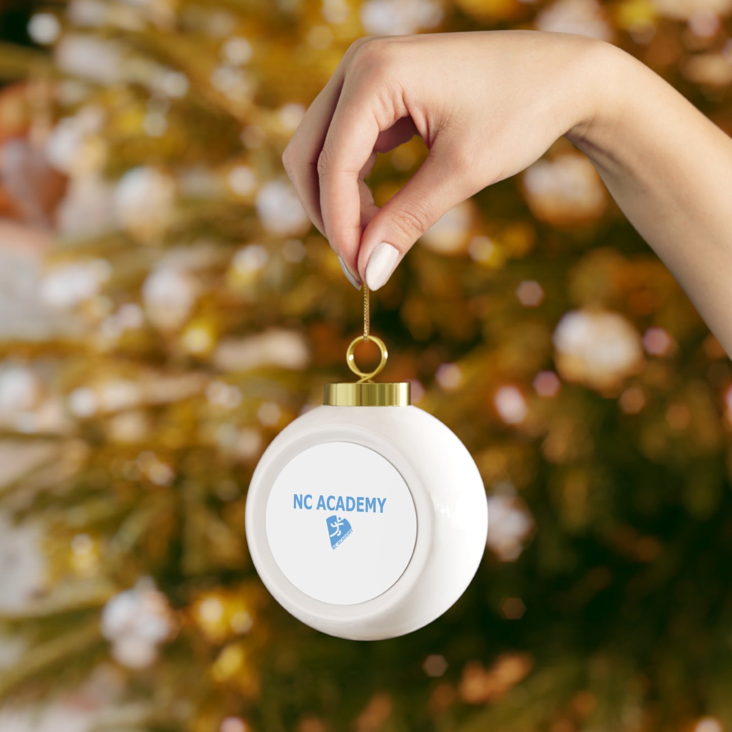 NC Academy Christmas Ball Ornament